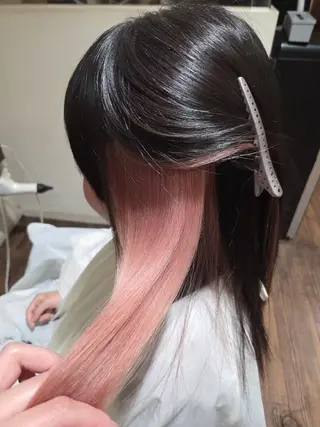 セミロング カラー Art hair RIDE石山店所属・杉本 小夜のヘアスタイル