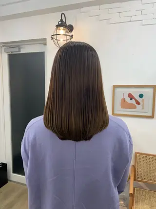 セミロング ✨髪質改善✨原宿 えのもと　はなのヘアスタイル