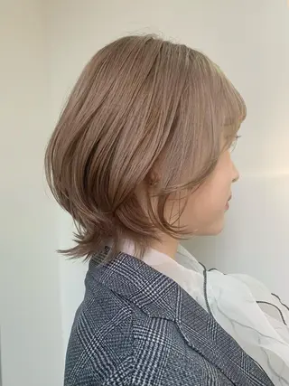 ミディアム カラー 韓国ヘア /男女❄️ 細江 美紅のヘアスタイル