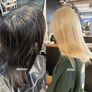 ロング カラー daiki 原宿のヘアスタイル