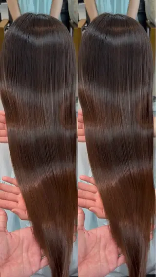 ロング slit 【nico】のヘアスタイル