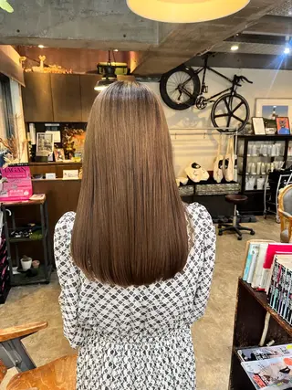 ロング 松原 樹里のヘアスタイル