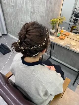 ヘアアレンジ 1席のみの 美容室IKKIのヘアスタイル