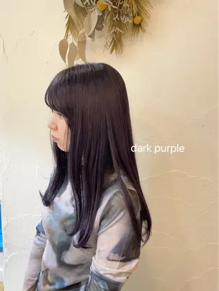 ロング カラー ヘアアレンジ Hair muse'e所属・加藤 愛鈴のヘアスタイル