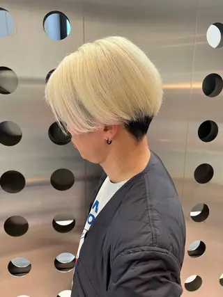 ショート カラー 堀江 /木下椋麻のヘアスタイル