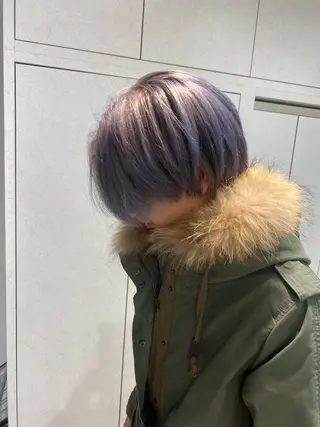 カラー メンズ しゅり🇰🇷 日韓MIXメンズヘアのヘアスタイル