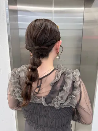 ヘアアレンジ NOA solte. 本間さつきのヘアスタイル