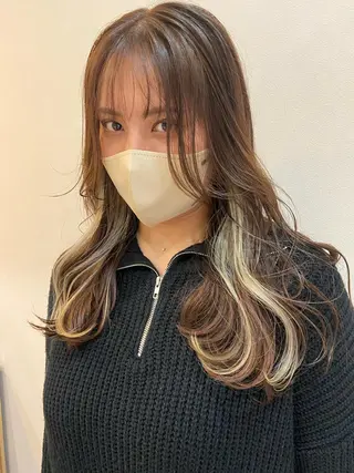 ロング ボブ/透明感カラー 🧸YUI❤️のヘアスタイル