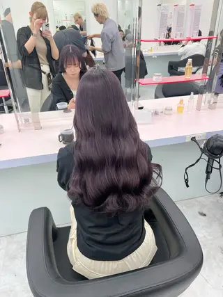 セミロング カラー お客様満足No.1 🌈Neneのヘアスタイル