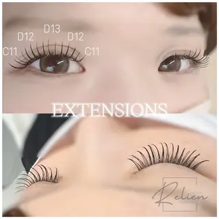 マツエク・マツパ eyelash Relienのマツエク・マツパデザイン