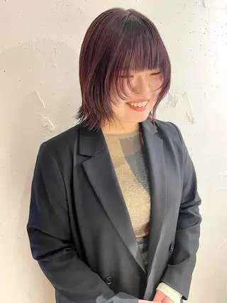ミディアム 透明感color 🥣suzunaのヘアスタイル