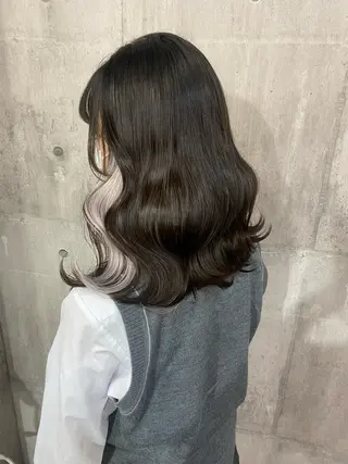ミディアム カラー SHURI❤️🔥 中/韓mix ♡のヘアスタイル