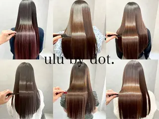 ロング ulu by dot.所属・かがみはやと 髪質改善/縮毛矯正のヘアスタイル