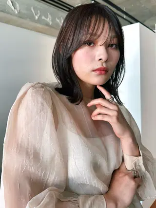 ショート カラー パーマ 🫧小顔×似合わせ× 透明感カラー🫧のヘアスタイル