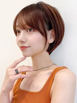 ショート Say.石川葵 ショートボブ前髪のヘアスタイル