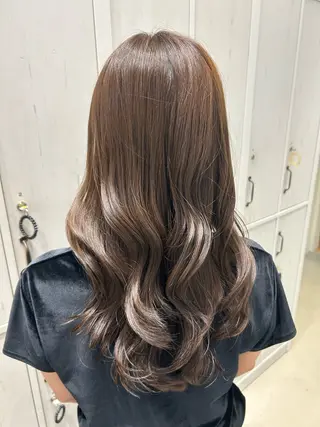 セミロング カラー 後藤 由希のヘアスタイル