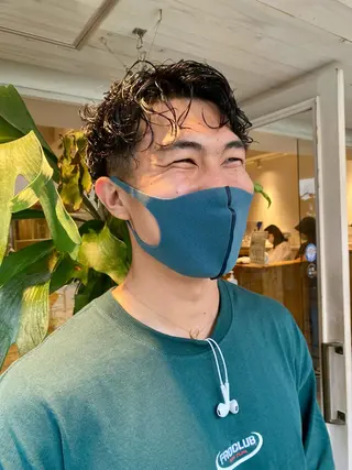 パーマ メンズ BELLA阿部野 TOMOMIのヘアスタイル