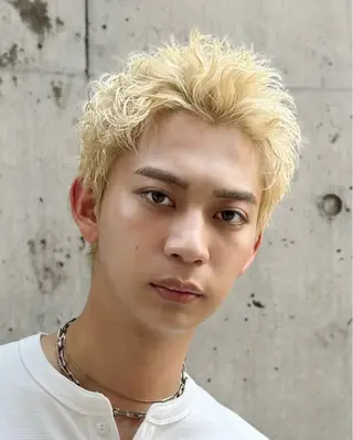 ショート カラー メンズ スパイキーショート メンズ特化/鈴木美璃のヘアスタイル