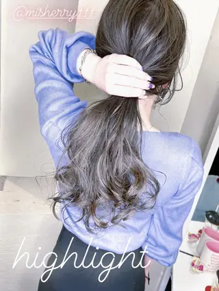 ロング カラー 髪質改善&韓国風特化 型サロン ミシェリーのヘアスタイル