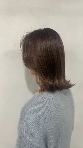カラー 米山 すずののヘアスタイル