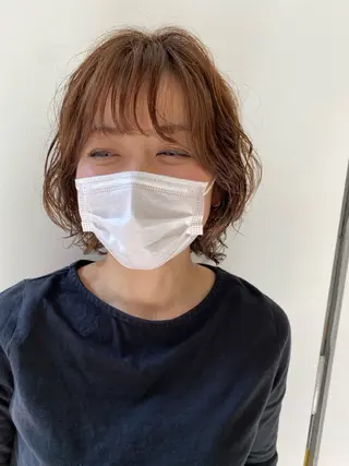 ショート パーマ ✨オール年代🆗 🤍内田亜由子のヘアスタイル