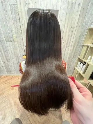 ロング 韓国🇰🇷レイヤー 映える顔周り🩷のヘアスタイル