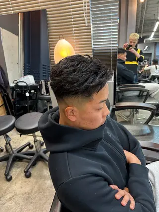 ショート メンズ 渡 汐音のヘアスタイル