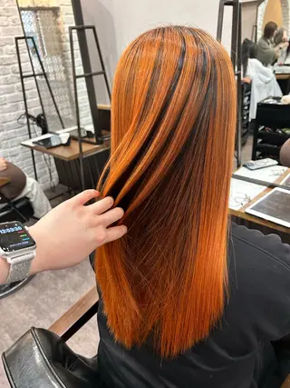 ロング カラー 🦄🩵YUNA 🩵🦄のヘアスタイル