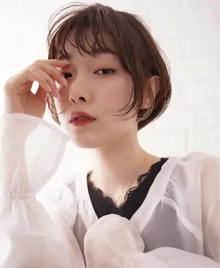 ショート レイヤー/似合わせ /もえ🍊のヘアスタイル