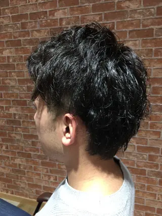 ショート パーマ 福重 奨のヘアスタイル