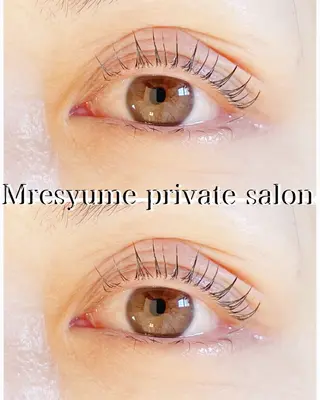 マツエク・マツパ Mresyume MAYUのマツエク・マツパデザイン