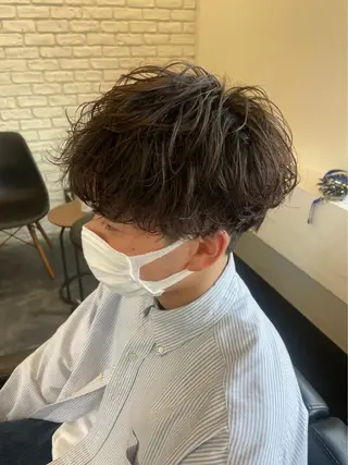 ショート パーマ メンズ B TECH by Zen【ビーテックバイゼン】所属・メンズパーマ/京都駅 /メンズ/奥村航平のヘアスタイル