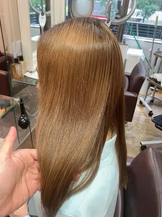 ロング パーマ TAYA 心斎橋所属・山本 聖真のヘアスタイル