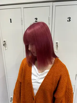 セミロング SAKI🫧NEXT 池袋/韓国風カラー✨のヘアスタイル