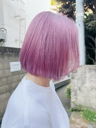 セミロング 💕ブリーチ/ヘアメ 🎀YUUKAのヘアスタイル