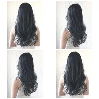 ロング カラー KIZU 髪質改善 オカルト怪談のヘアスタイル