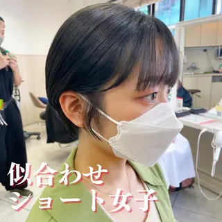 ショート カラー 🌺ウルフカット職人 新垣渚🐺のヘアスタイル