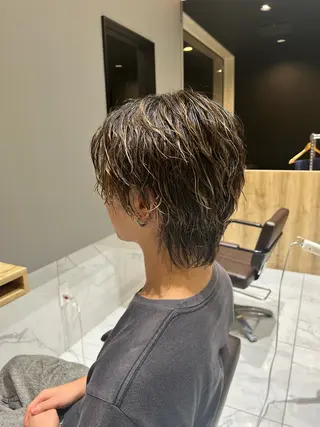 カラー パーマ メンズ ルクール喜多町店 こむろのヘアスタイル