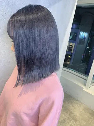 ミディアム カラー サイドバング 🇰🇷沼田　拓斗のヘアスタイル