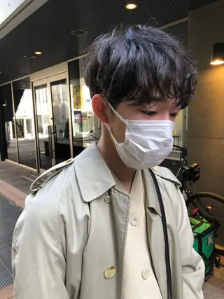 ショート メンズ🍃ナチュラル 韓国風ヘアRENのヘアスタイル