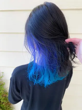 ロング y.s.h所属・ハイトーンカラー🌈 メンズパーマ鈴木康平のヘアスタイル