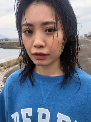 ミディアム カラー デザインカット🎨 ボブ🫟おざきのヘアスタイル