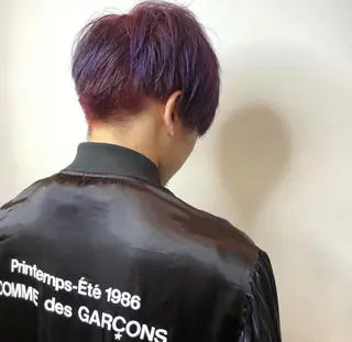 カラー メンズ 韓国カラー/エクステ carryのヘアスタイル