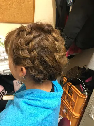 ショート ヘアアレンジ Kanani所属・田中 佐枝子のヘアスタイル