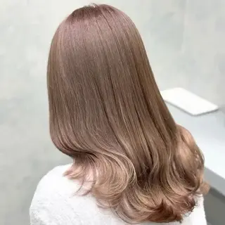 カラー 安部 紗菜のヘアスタイル