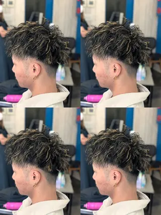 メンズ パーマ メンズパーマ/ボブ/ レイヤー店長えのもとのヘアスタイル