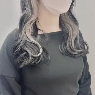 セミロング カラー 韓国スタイル🇰🇷 トレンドレイヤー🪡のヘアスタイル