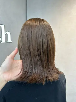 セミロング 〖 韓国hair 〗 室岡　咲希のヘアスタイル