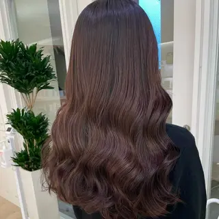 ロング カラー Parve Mix 森 美遥🇰🇷🩶のヘアスタイル