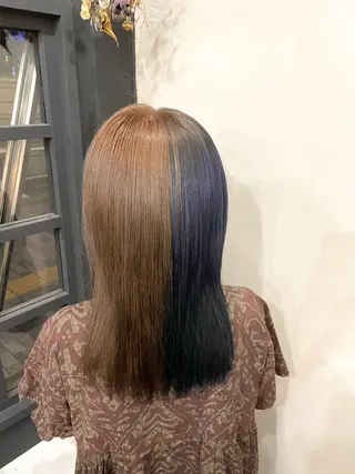 セミロング カラー ✨レディースカット モデル募集✨イブキのヘアスタイル